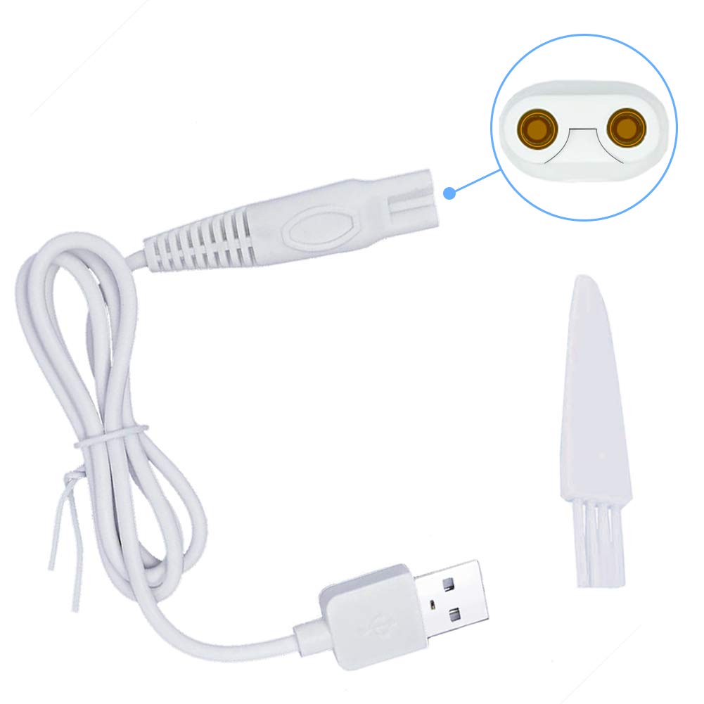 Shaver For Women Usb Charging Cable For Finishing Touch Flawless Body Rechargeable Ladies Shaver And Trimmer Replacement Charger