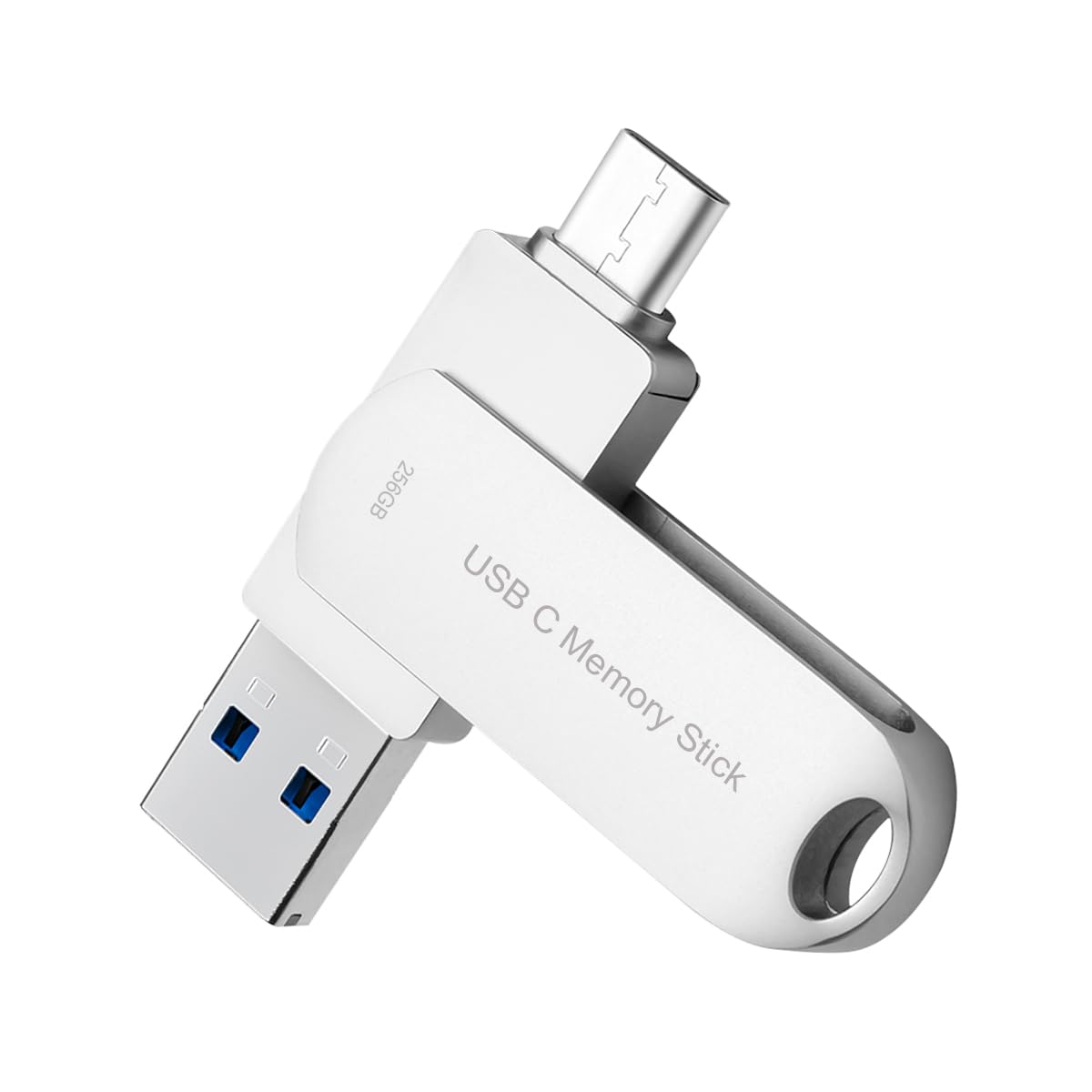 Usb C Thumb Drive 256Gb For Phone, Hupins 170Mb/S High Speed Usb Flash Drive Photo Storage, Multi Port Memory Stick Compatible A