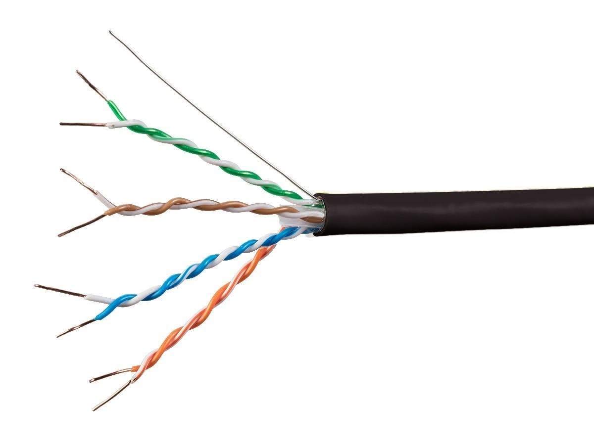 Monoprice Entegrade Cat6A Ethernet Bulk Cable - Solid_ 550Mhz_ Utp_ Cmp_ Plenum_