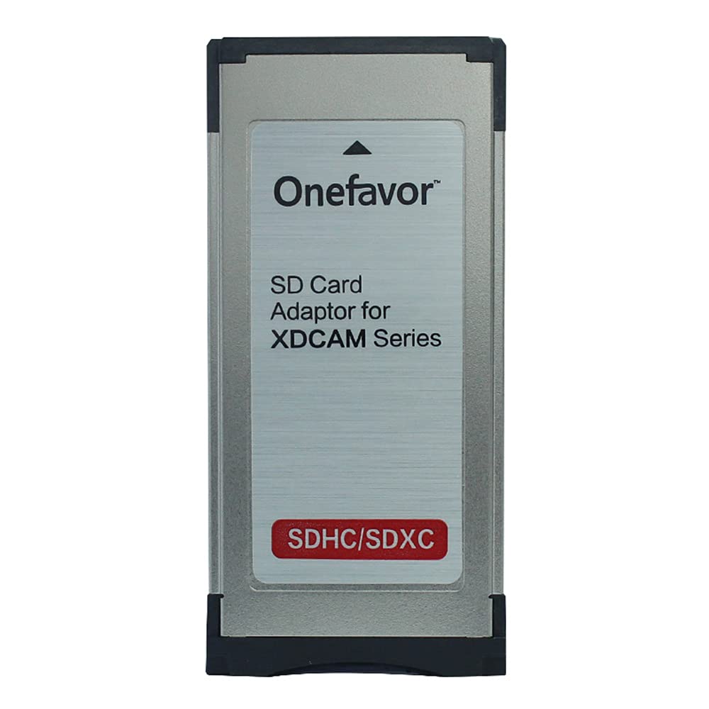 Onefavor Sxs Card Adapter For Sony Sxs 1 Ex1R Ex280 Sd Sdhc Sdxc Card Into Sxs Memory Card Expresscard Adaptor For Sony Xdcam Ca