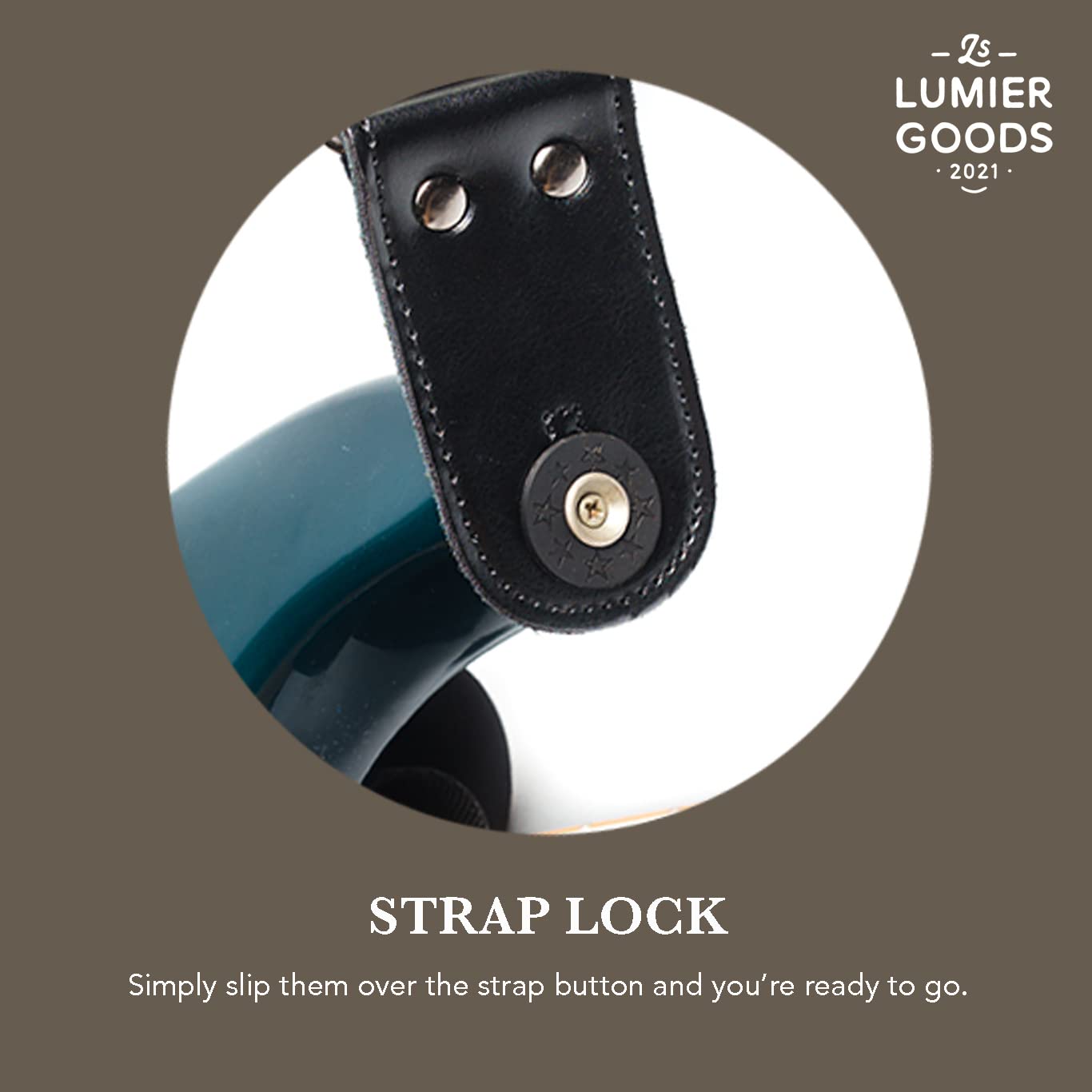 Guitar Strap For Bass, Electric & Acoustic Guitar, Strap Locks Included (Black Leather)