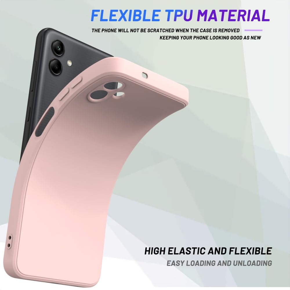 Wogroo For Samsung Galaxy A06 Case Pink, Scratch Resistant With Soft Touch, Slim Thin Phone Cover For Samsung Galaxy A06