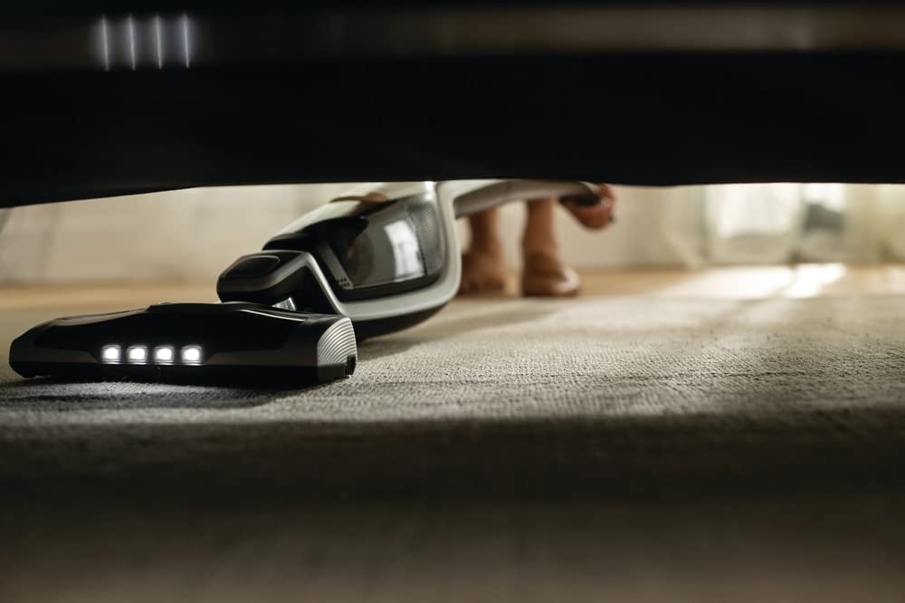 Electrolux Ergorapido Stick Cleaner Lightweight Cordless Vacuum With Led Nozzle Lights And Turbo Battery Power, For Carpets And