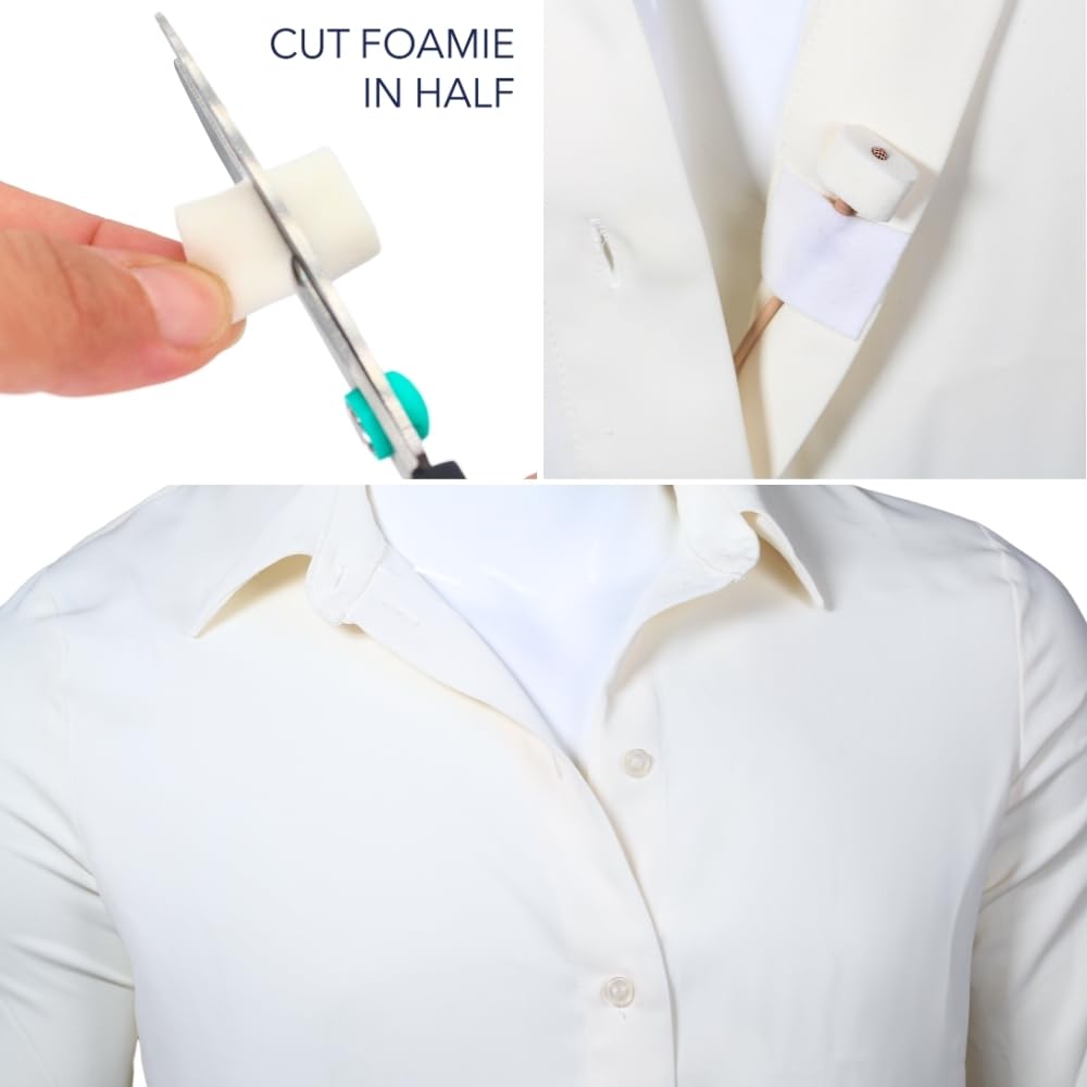 Ursa Foamies: Soft Foam Mounts For Wireless Lav Mics. Can Be Stuck Directly To The Skin Or Costume. Fits Sanken Cos11, Sennheise