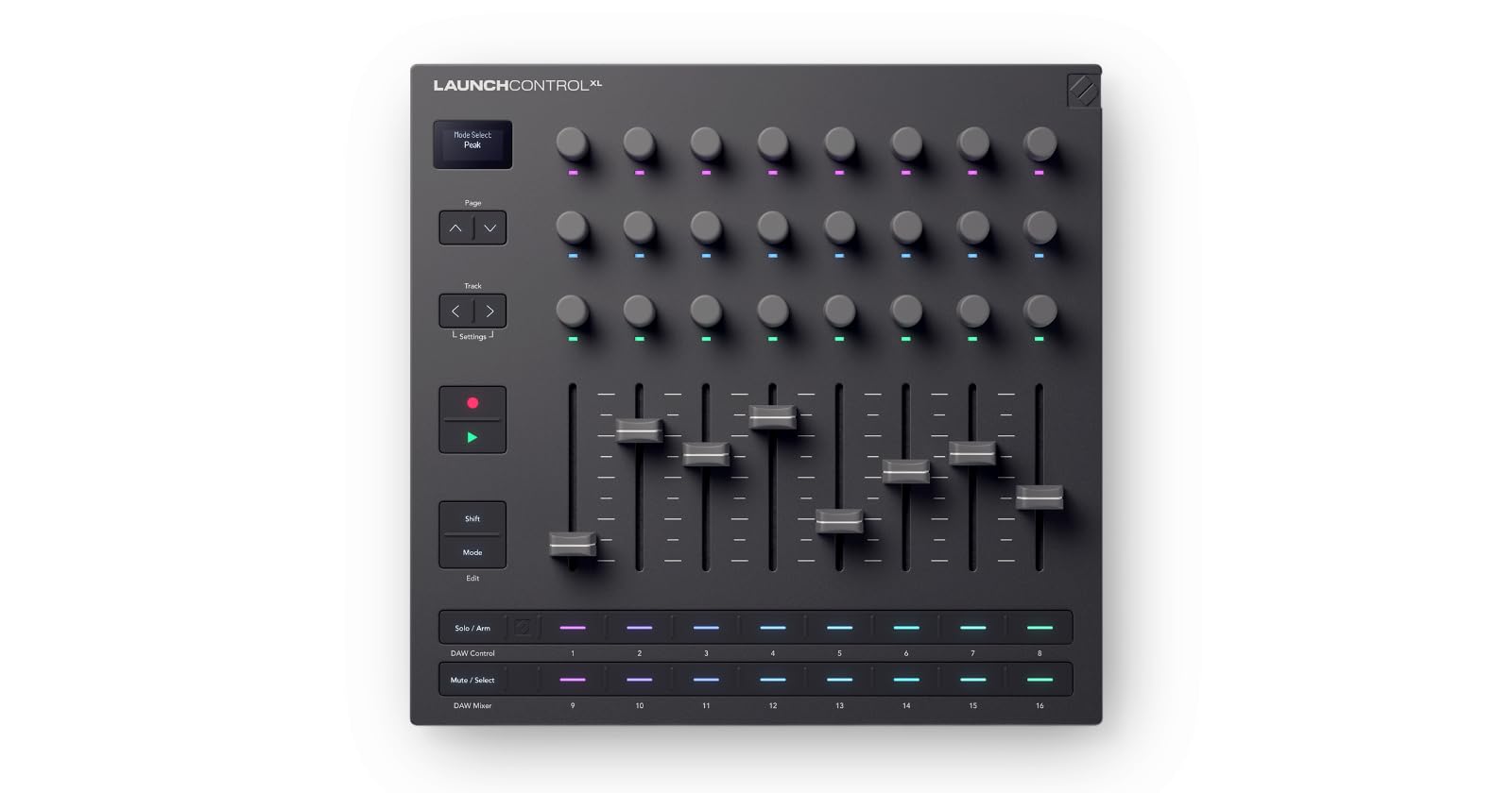 Novation Launch Control XL 3 - USB Powered, MIDI Control Surface and Mixer for DAW and Hardware Integration with 8 Faders, 24 En