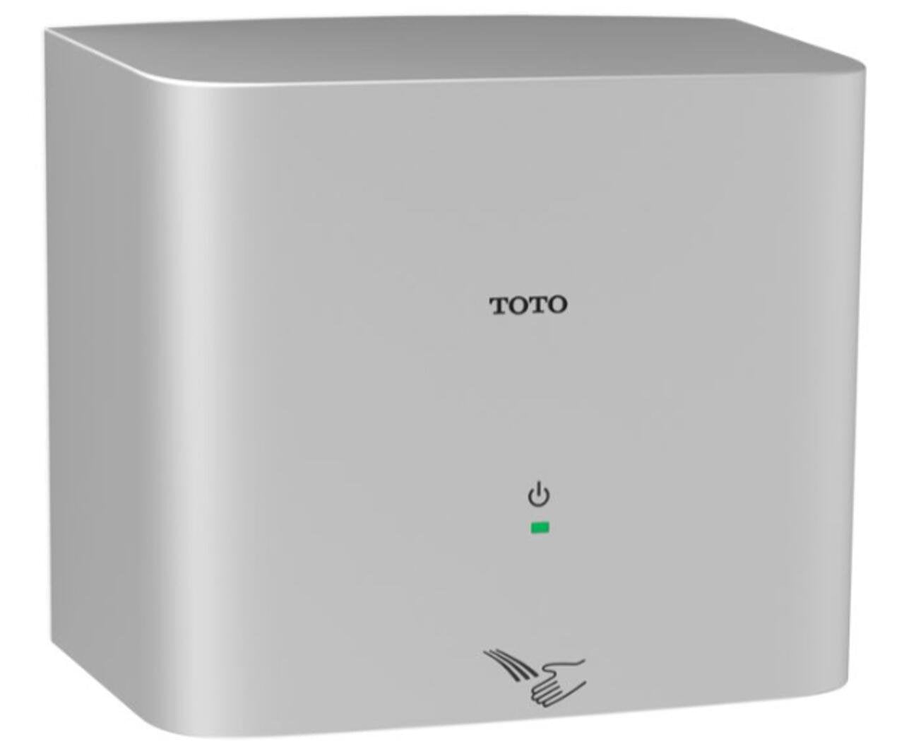 Toto HDR130#SV Clean Dry Hand Dryer, 390-watt