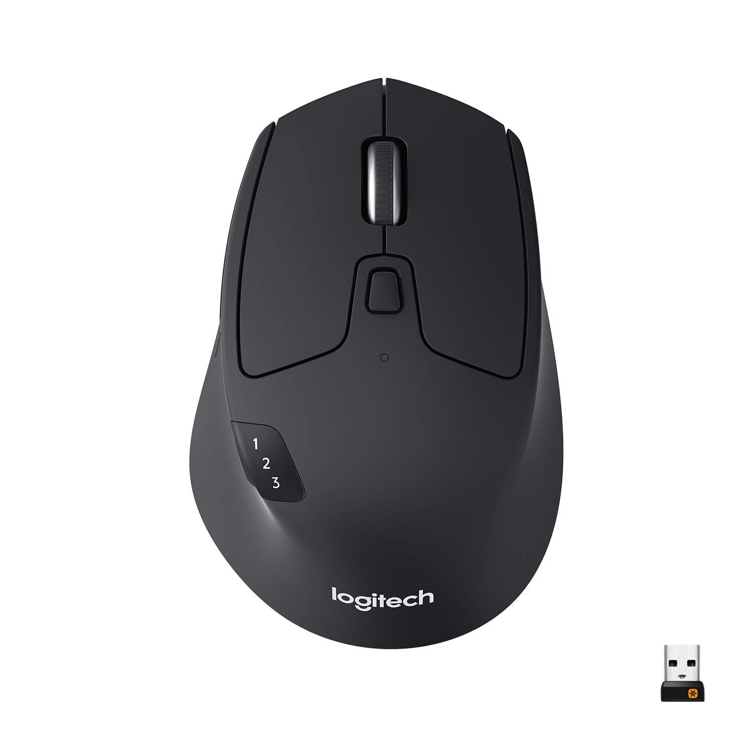 Logitech M720 Triathalon Multi-Device Wireless Mouse, Black