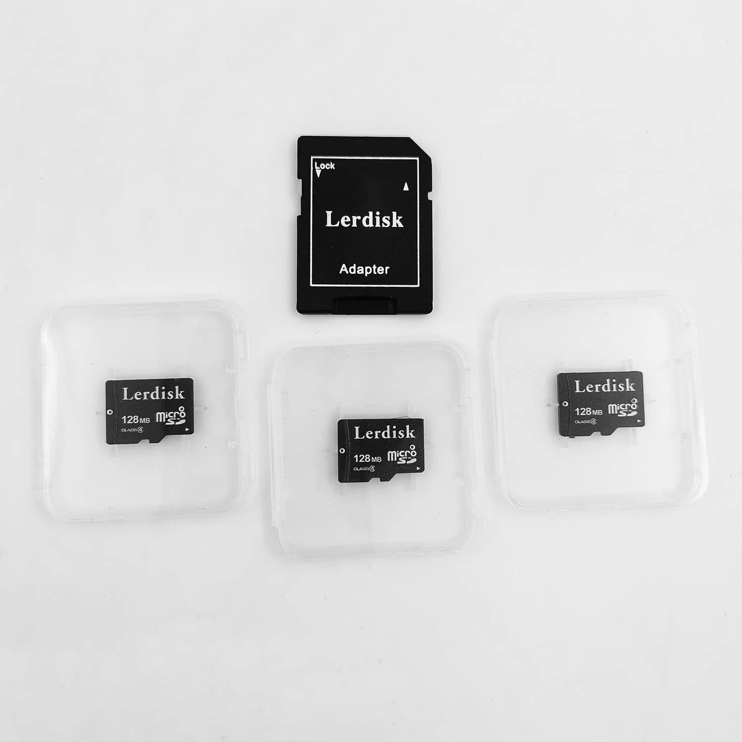 Lerdisk Factory Wholesale Micro Sd Card 128Mb Pack Of 3 In Bulk Small Capacity For Small Files Only,Not Suitable For Camera,Phon