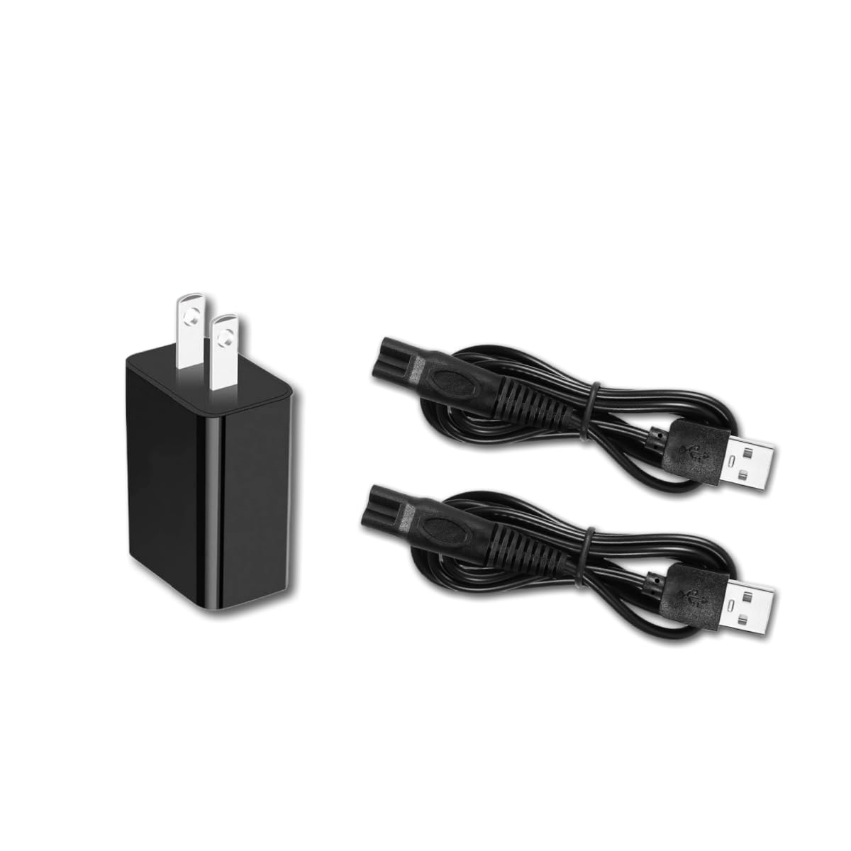 Qjin Usb A Charging Cable Wall Power Adapter For Philips Norelco 2400 Qp2724/90, Qp2834/70, S7887/82, S5880/81, X3001/90, Mg9520