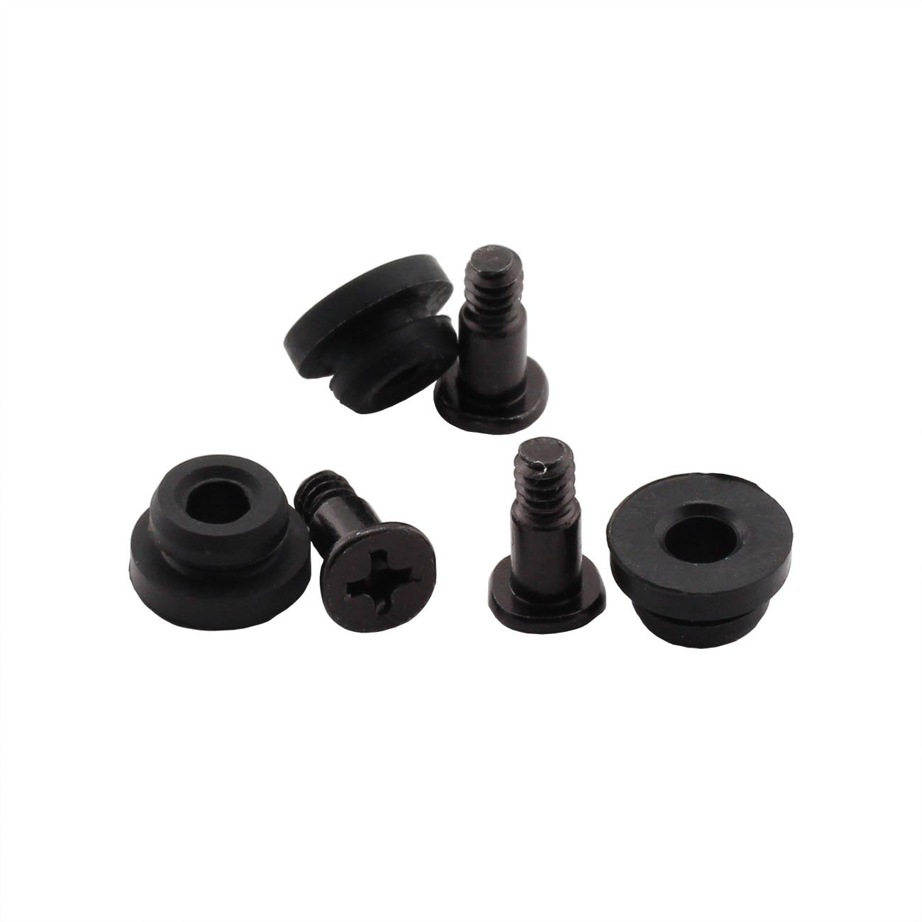 Zrm&E 8Pcs 10Mm Hard Disk Drive Screws And Shock Absorption Rubber Washer Kit Pc Hard Disk Drive Mounting Accessories For 2.5 In