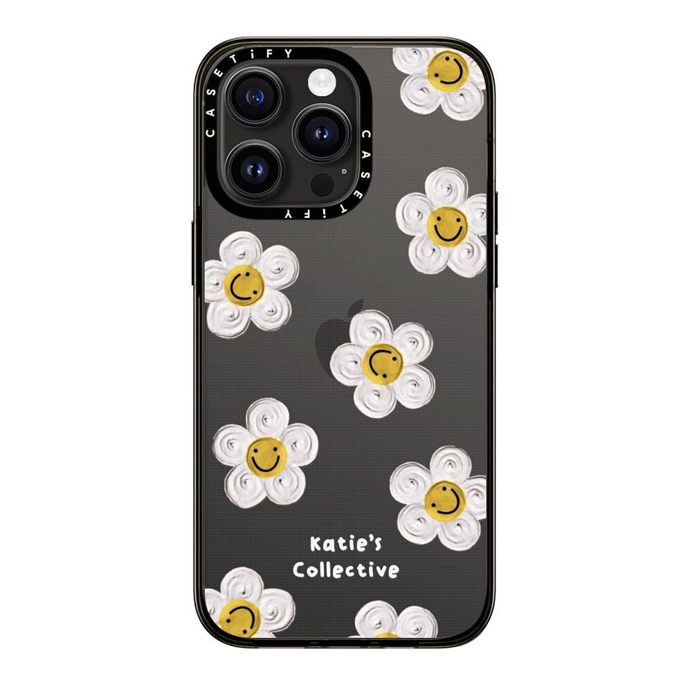 Casetify Compact Iphone 15 Pro Max Case [2X Military Grade Drop Tested / 4Ft Drop Protection]   Flower Prints   Daisy By Katie S