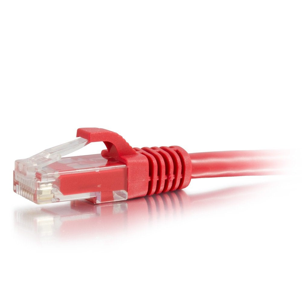C2G 04006 Cat6 Cable   Snagless Unshielded Ethernet Network Patch Cable, Red (30 Feet, 9.14 Meters)