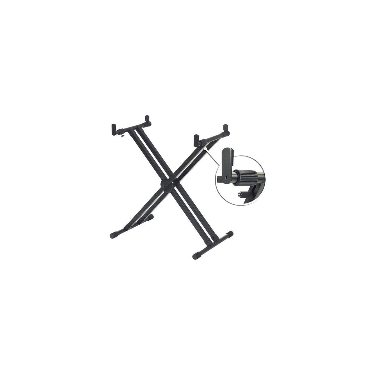 Yamaha Yka7500 Professional Double X Style Keyboard Stand Black