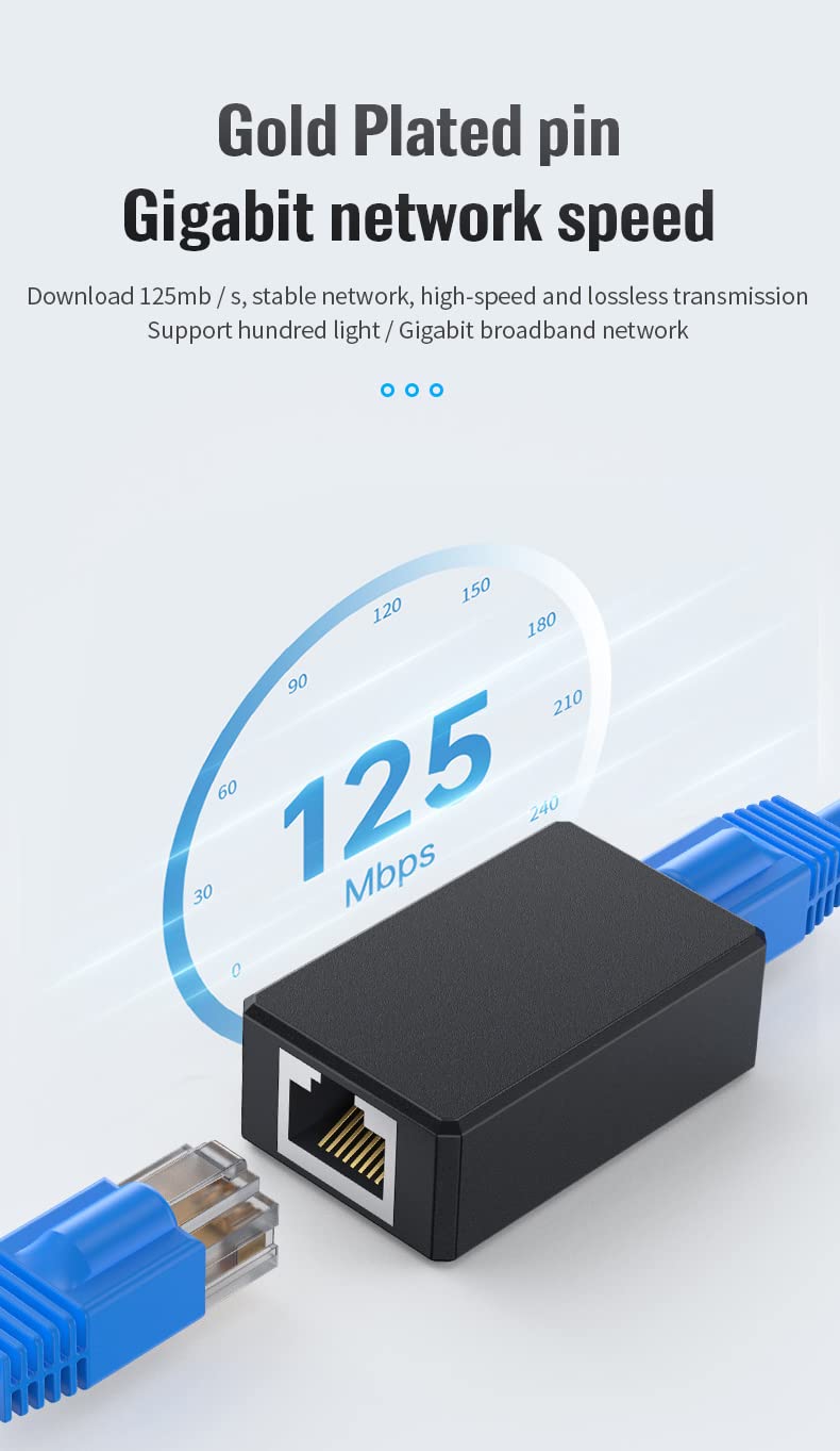 Rj45 Network Coupler, Ethernet Connectors, Ethernet Cable Extender Connector, Outdoor Arrester Protection Network Cable Extensio