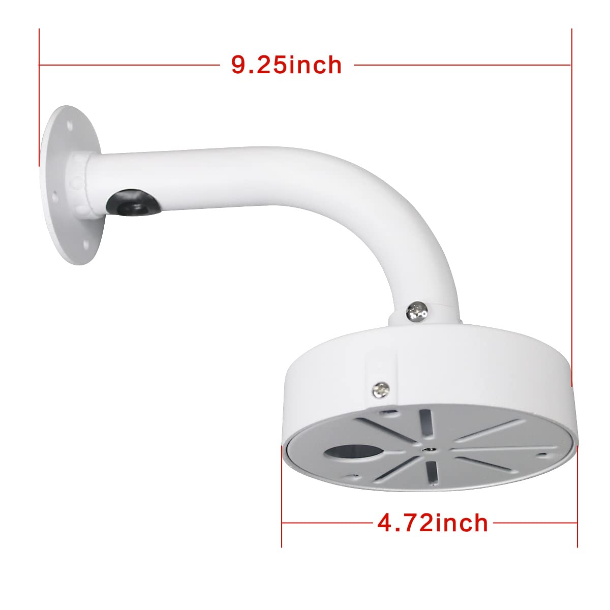 Compcctv Security Camera Mount Bracket, Dome Camera Mount Universal Camera Wall Mounting Bracket/Ip Camera For Cctv Security Camera, L Type