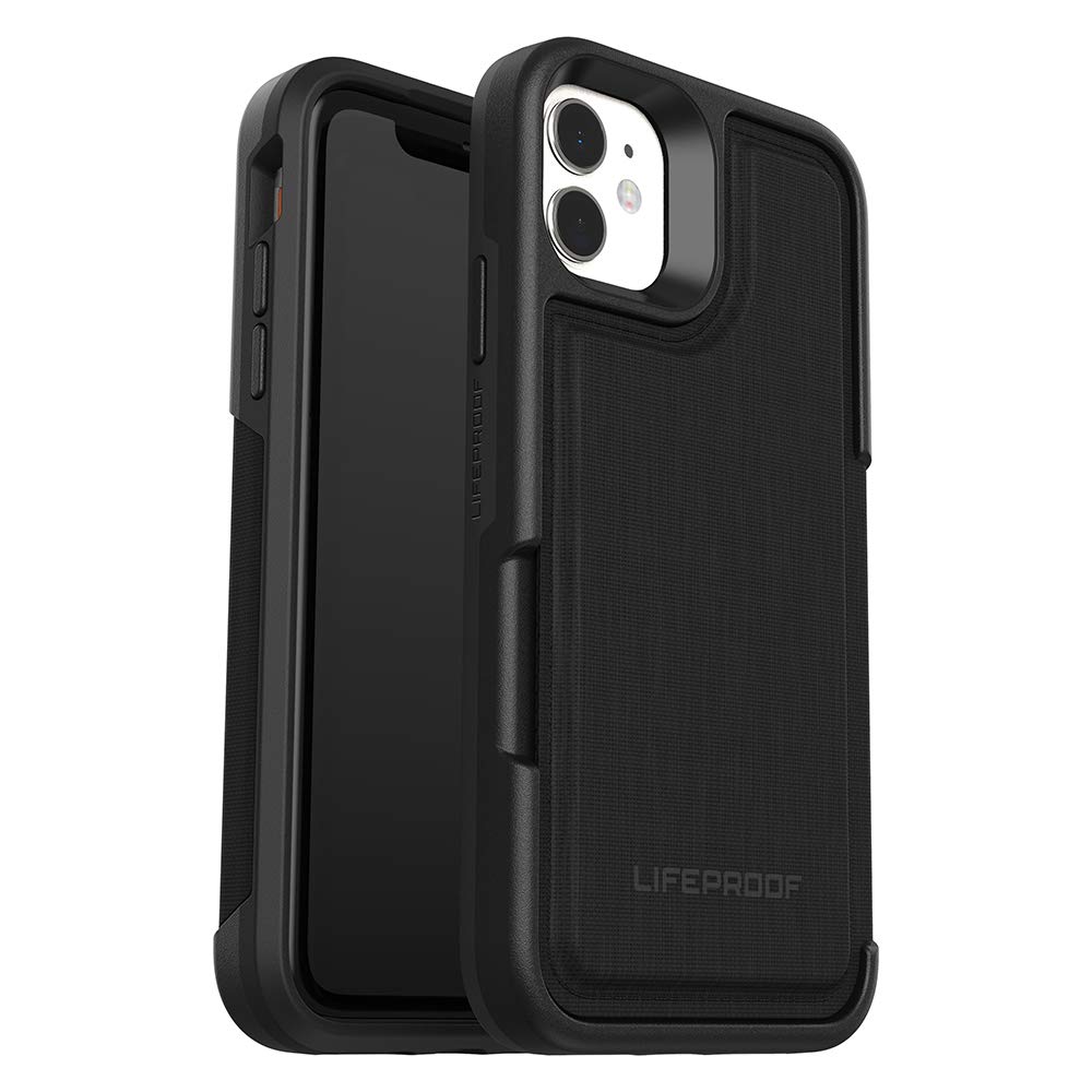 Lifeproof Flip Series Wallet Case For Iphone 11   Dark Night (Black/Castlerock)