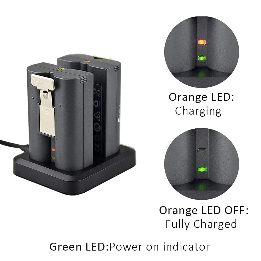 Battery Charger For Ring Rechargeable Battery,Dual Ring Battery Charger Station For Ring Spotlight Cam Battery,Ring Video Doorbe