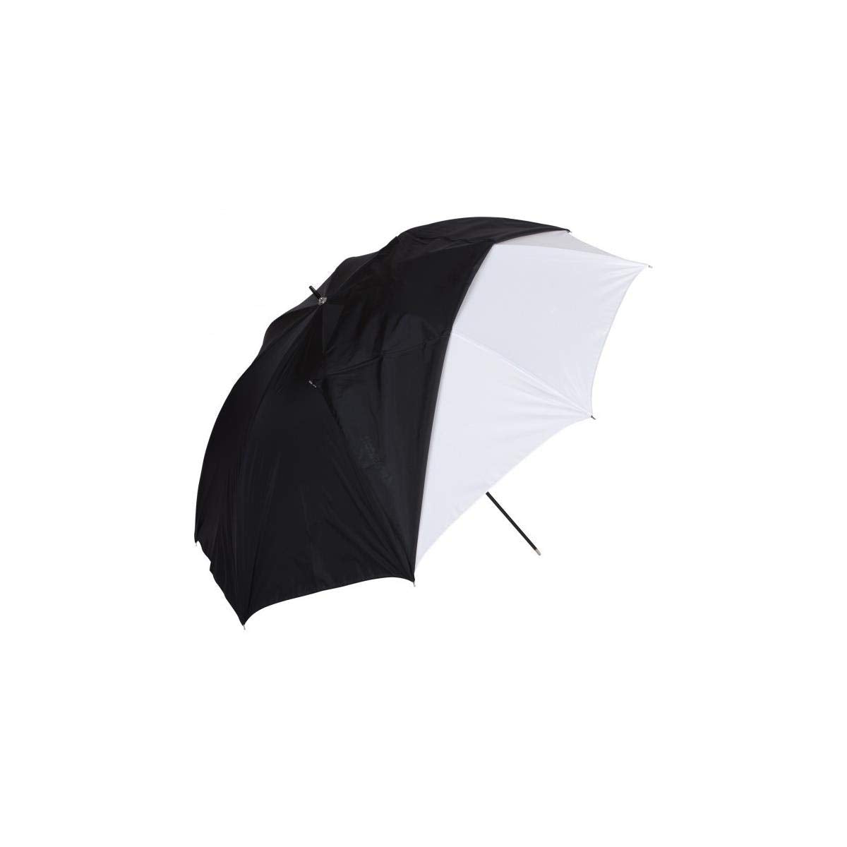 Westcott 2016 45 Inch Optical White Satin With Removable Black Cover Umbrella