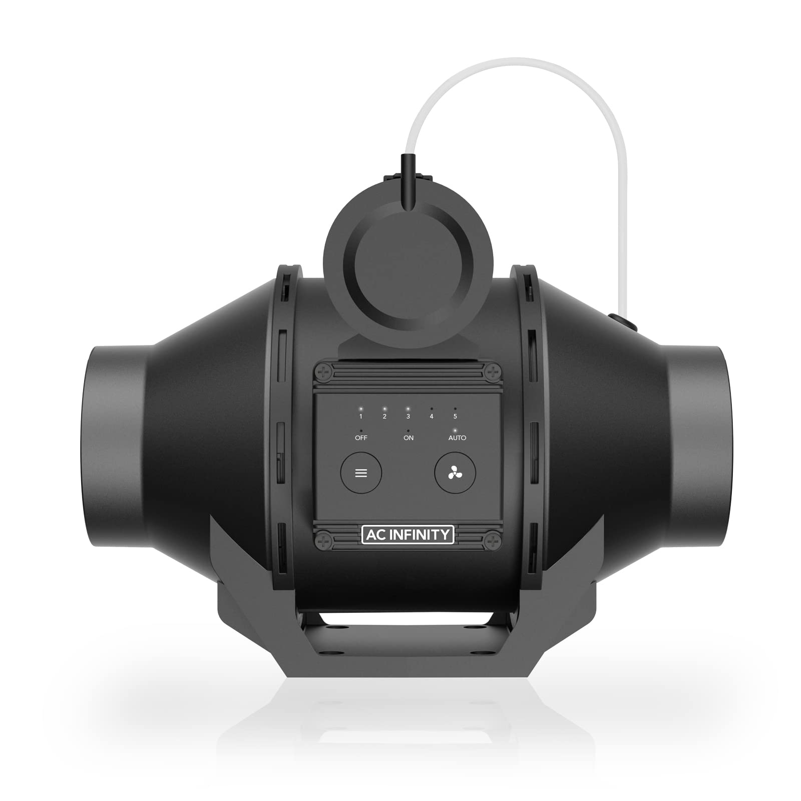AC Infinity Automatic Duct Fan 4, Inline Fan with Differential Fan Pressure Switch, Air Vent Booster Fan for Industrial HVAC Du