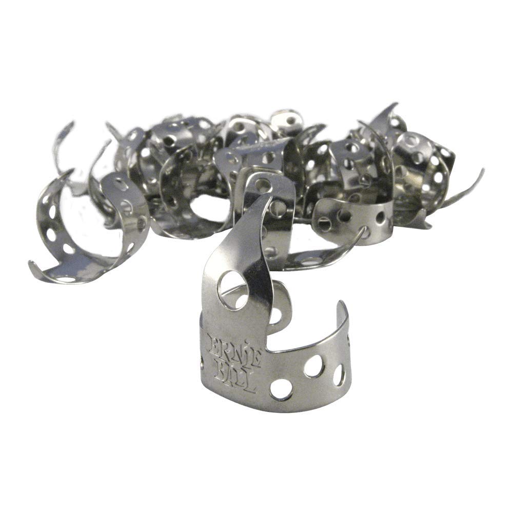 Ernie Ball Pickey Pickeys Metal Finger Picks, 24-Pack (P09220)