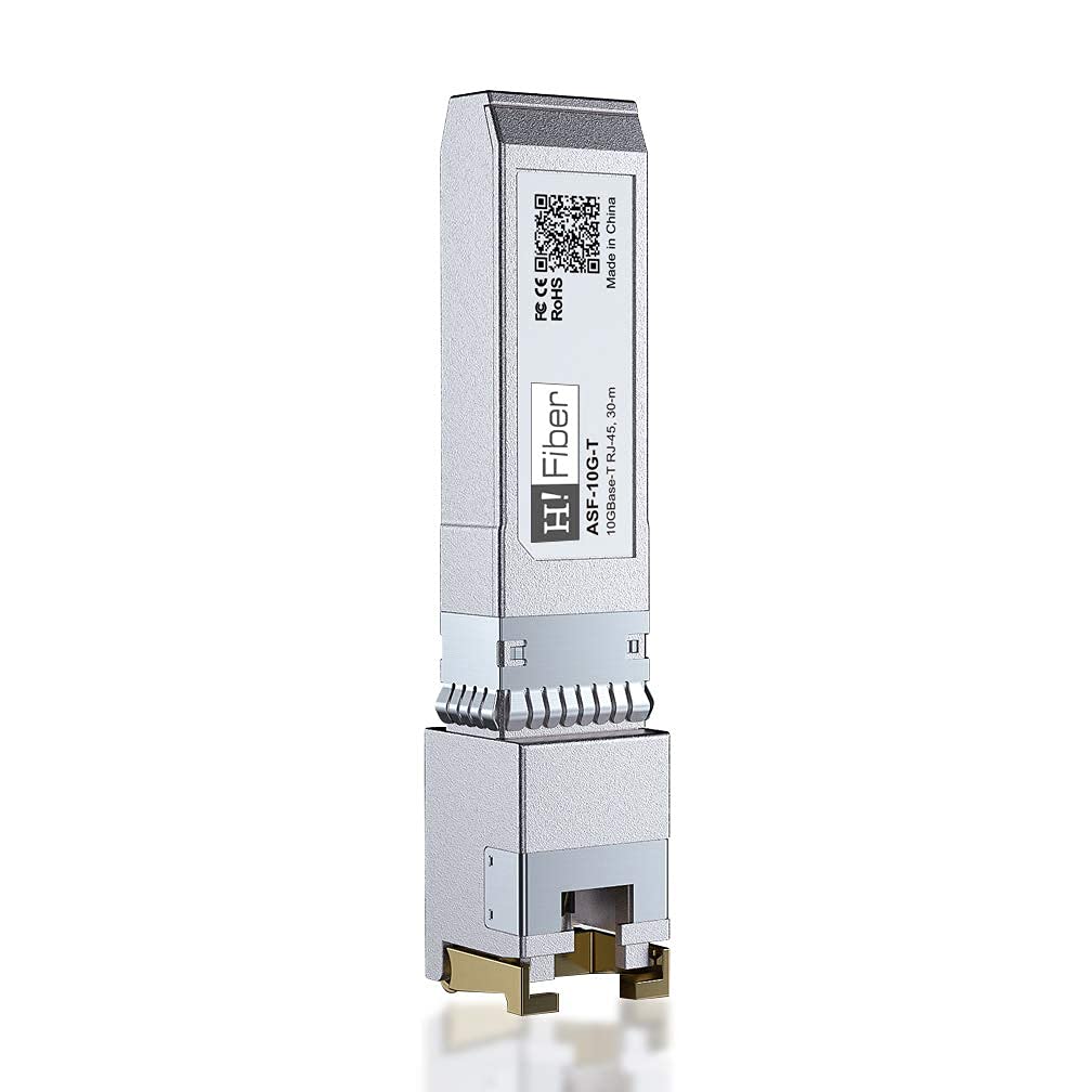10Gb Sfp+ To Rj45 Module, 10Gbase T Ethernet Sfp+ Copper Transceiver For Netgear Axm765, Mikrotik, Ubiquiti, Unifi, Qnap, D Link