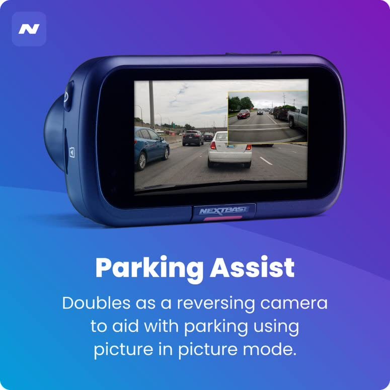 Nextbase 222Xr 1080P Dash Cam + Rear Cam Hd In Car Mini Camera With Parking Mode, Night Vision, Automatic Loop Recording And Fil