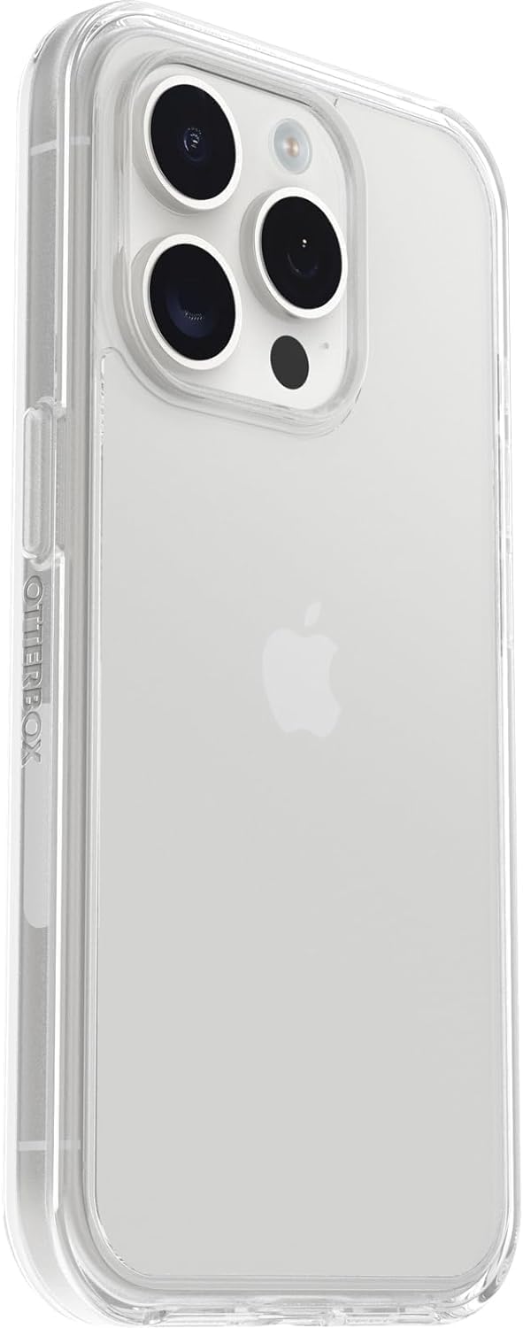 Otterbox Iphone 15 Pro (Only) Symmetry Series Clear Case   (Clear), Snaps To Magsafe, Ultra Sleek, Raised Edges Protect Camera &