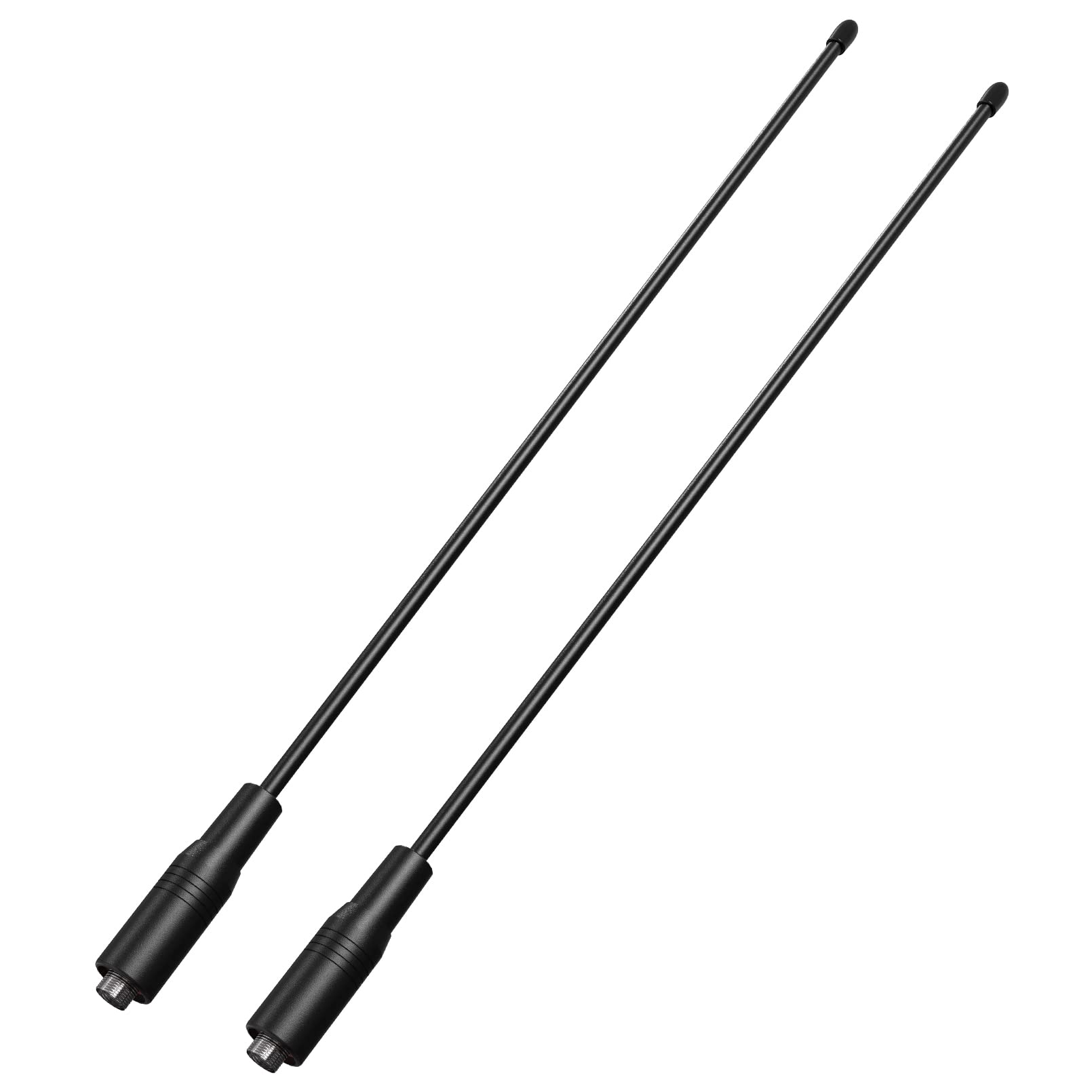 Samcom 15.1 Inch Whip Antenna, Vhf/Uhf (144Mhz/440 470Mhz) Dual Band+Gmrs, Sma Female, 20 Watts Sma K Antennas For Fpcn30A/Fpcn1