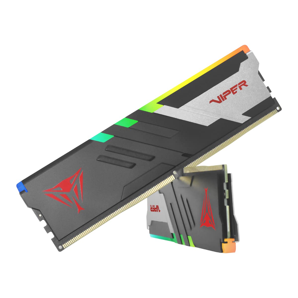 Patriot Viper Venom Rgb Ddr5 Ram 32Gb (2X16Gb) 6000Mt/S Cl30 Udimm Desktop Gaming Memory Kit   Pvvr532G600C30K