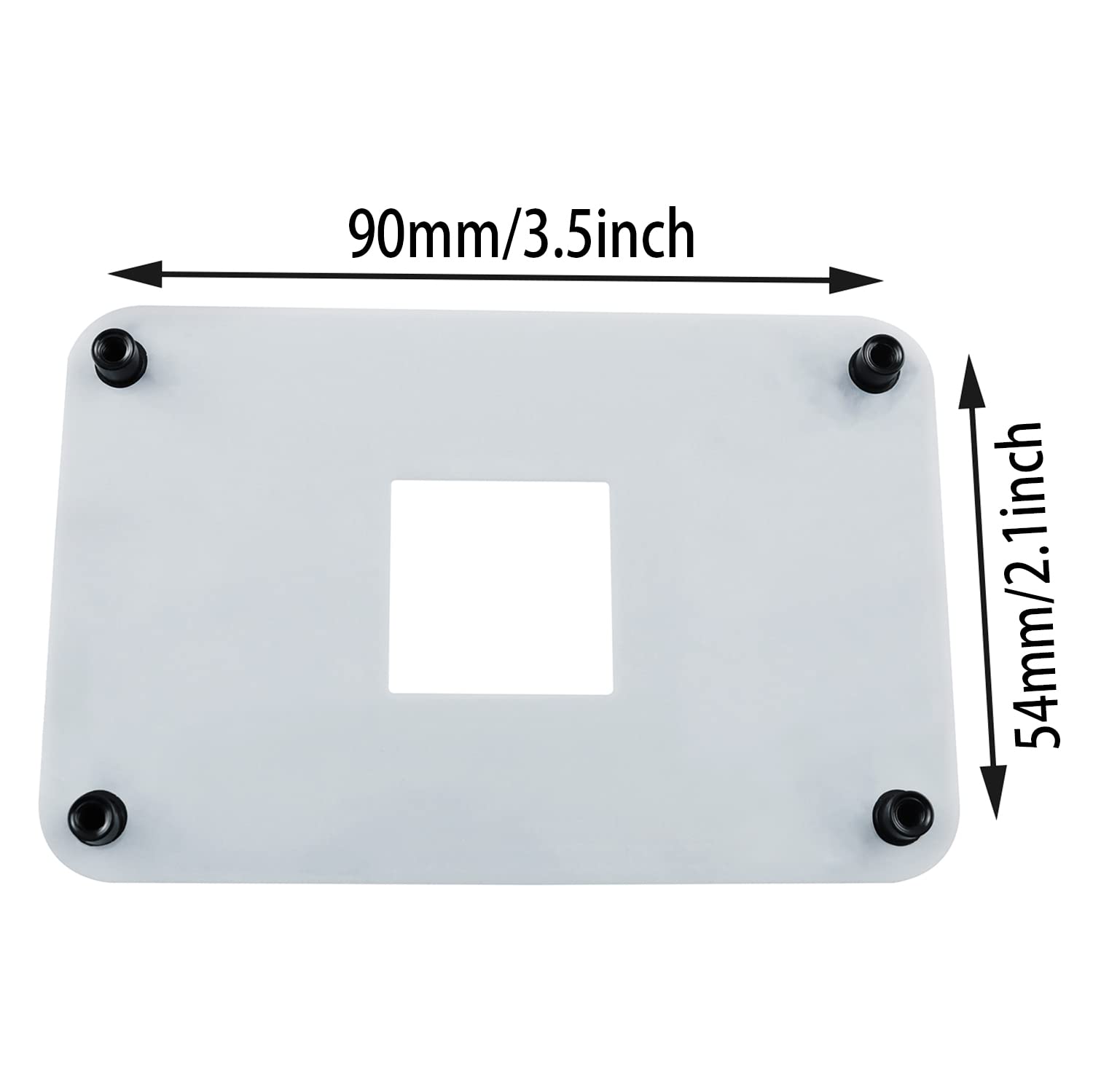 Zzlzx 2Pcs Cpu Heatsink Bracket Motherboard Cpu Fan Cooling Mounting Sheet Plate, Cpu Radiator Bracket Backplane, For B350 X370