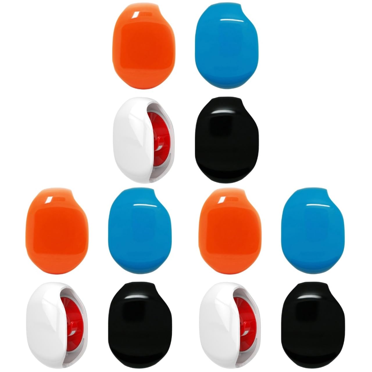 Angoily 12 Pcs Wire Organizer Cable Cord Keeper Phone Cord Winder Auto Cable Winder Retractable Cable Winder Headset Cable Holde