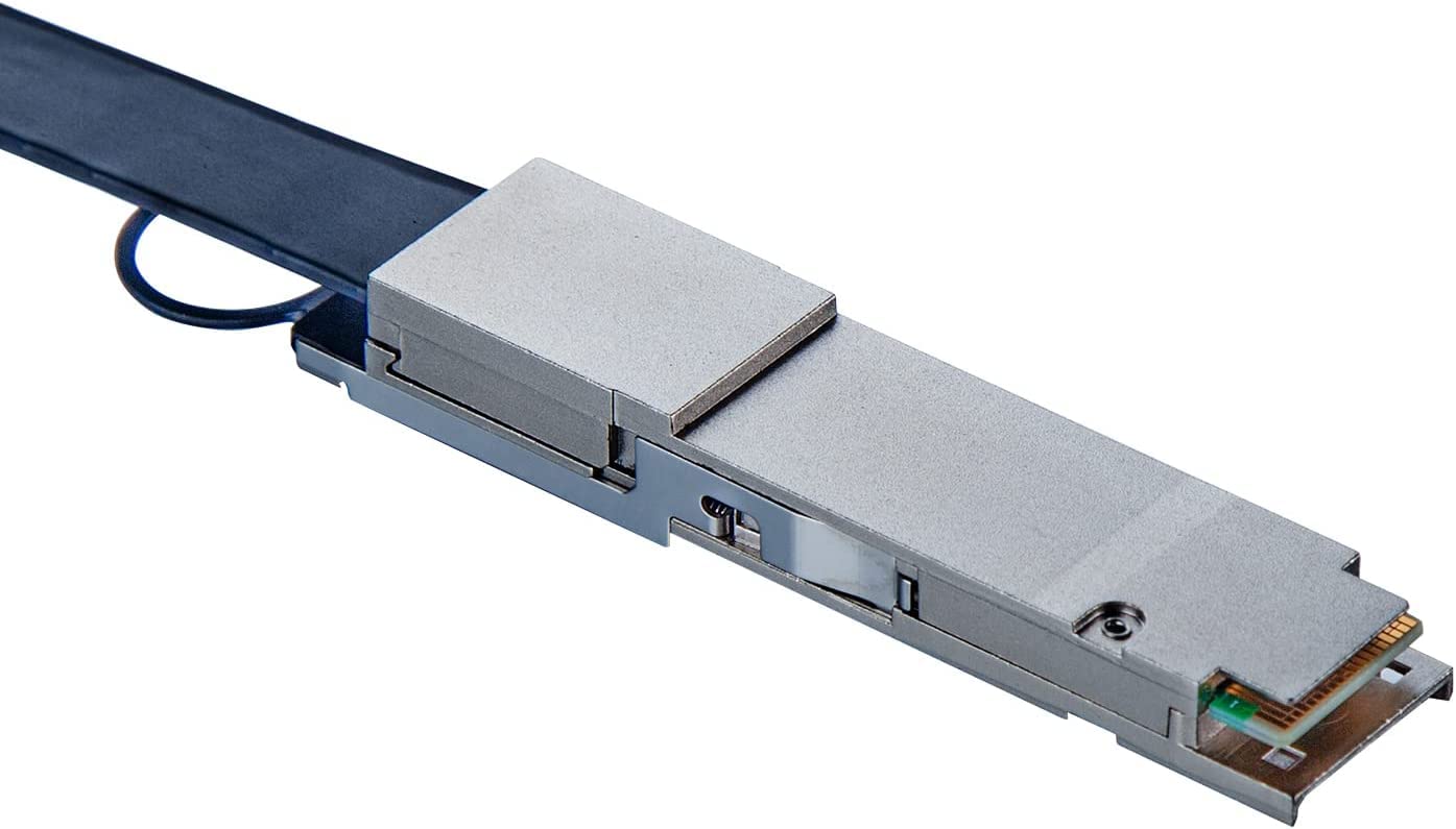 10Gtek 56G Qsfp+ Dac Cable   56Gbase  Passive Direct Attach Copper Twin Axial Flat Cable With 3M Twin Axial Cable Technology For