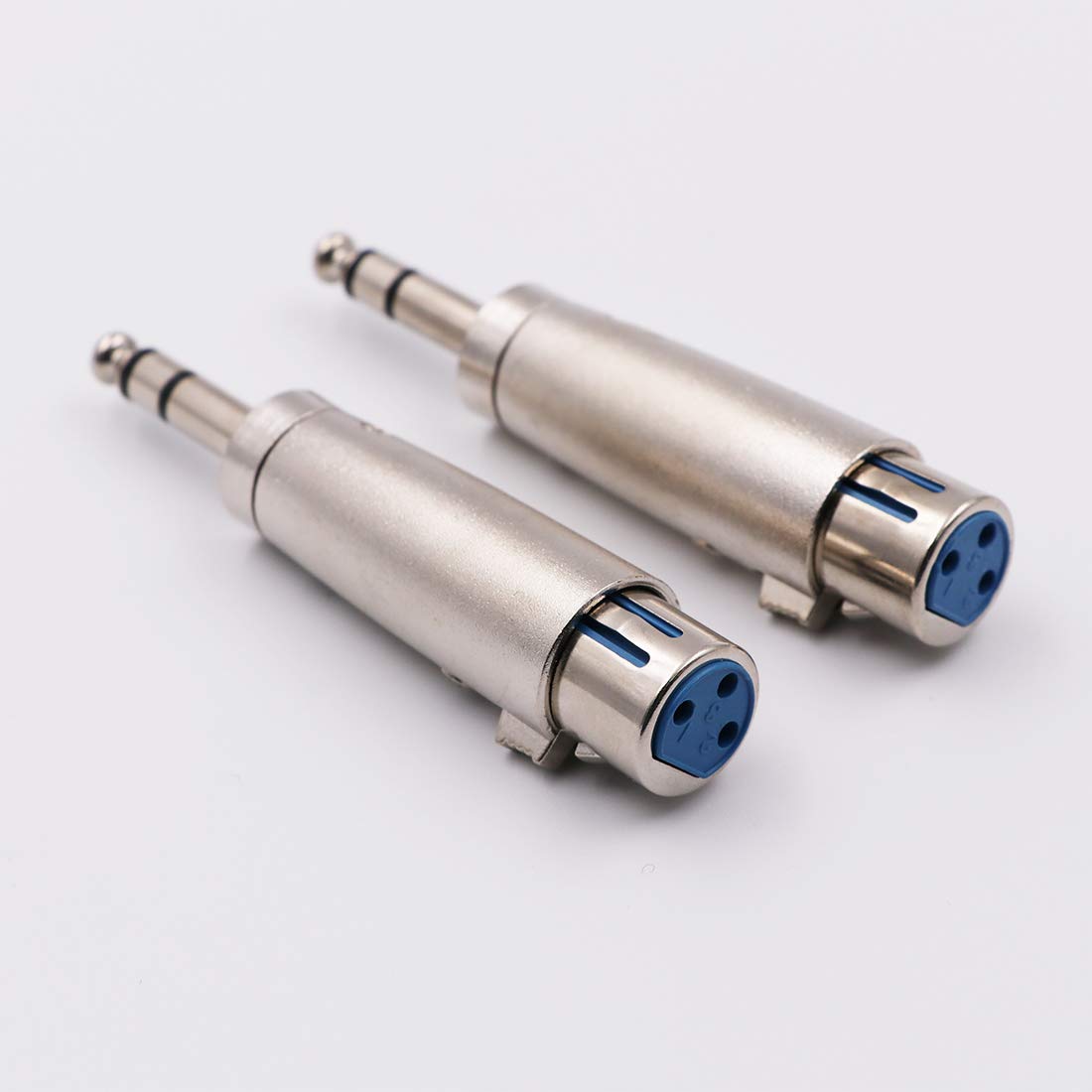 1/4 Trs To Xlr Female Adapter Female Xlr To 1/4 Stereo Balanced Audio Connector   2 Pack