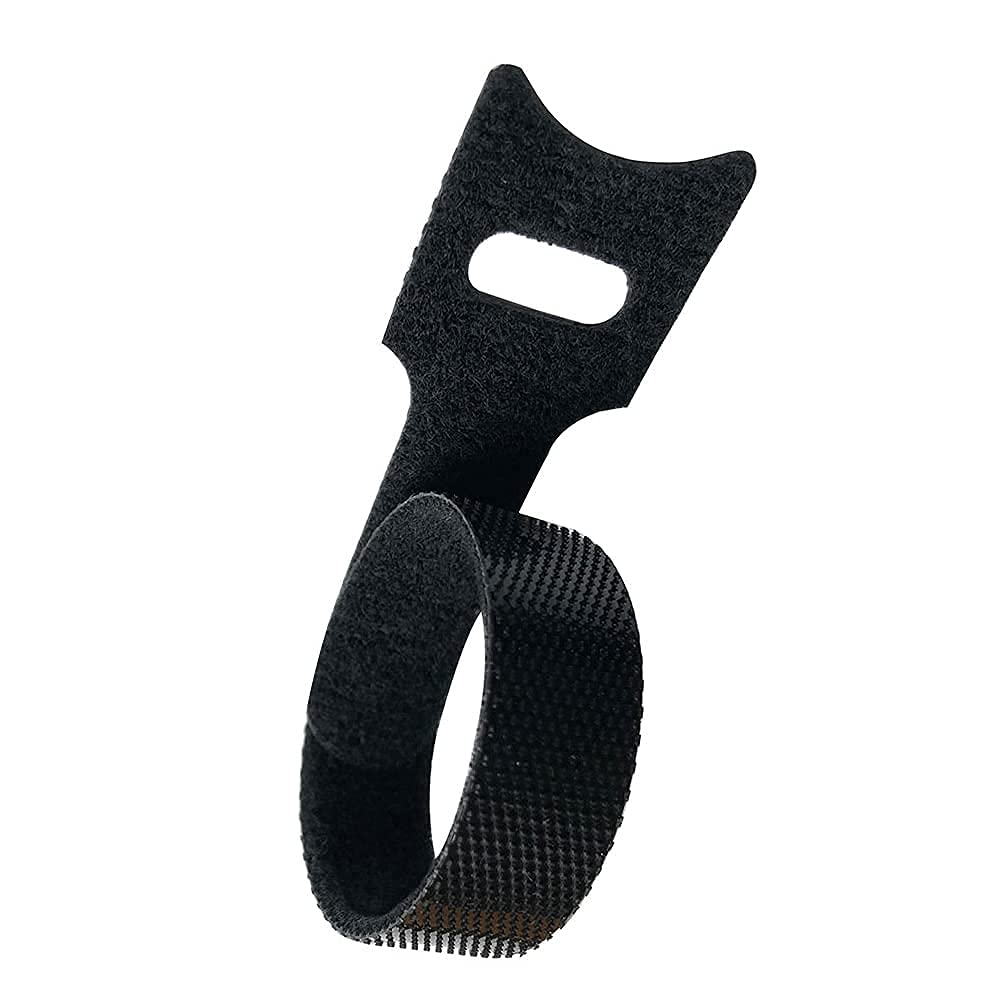Oksdown Cable Tie Reusable Black 50 Pack Straps Adjustable Releasable Extension Hook And Loop Tidy Wraps For Headphones Hdmi Eth