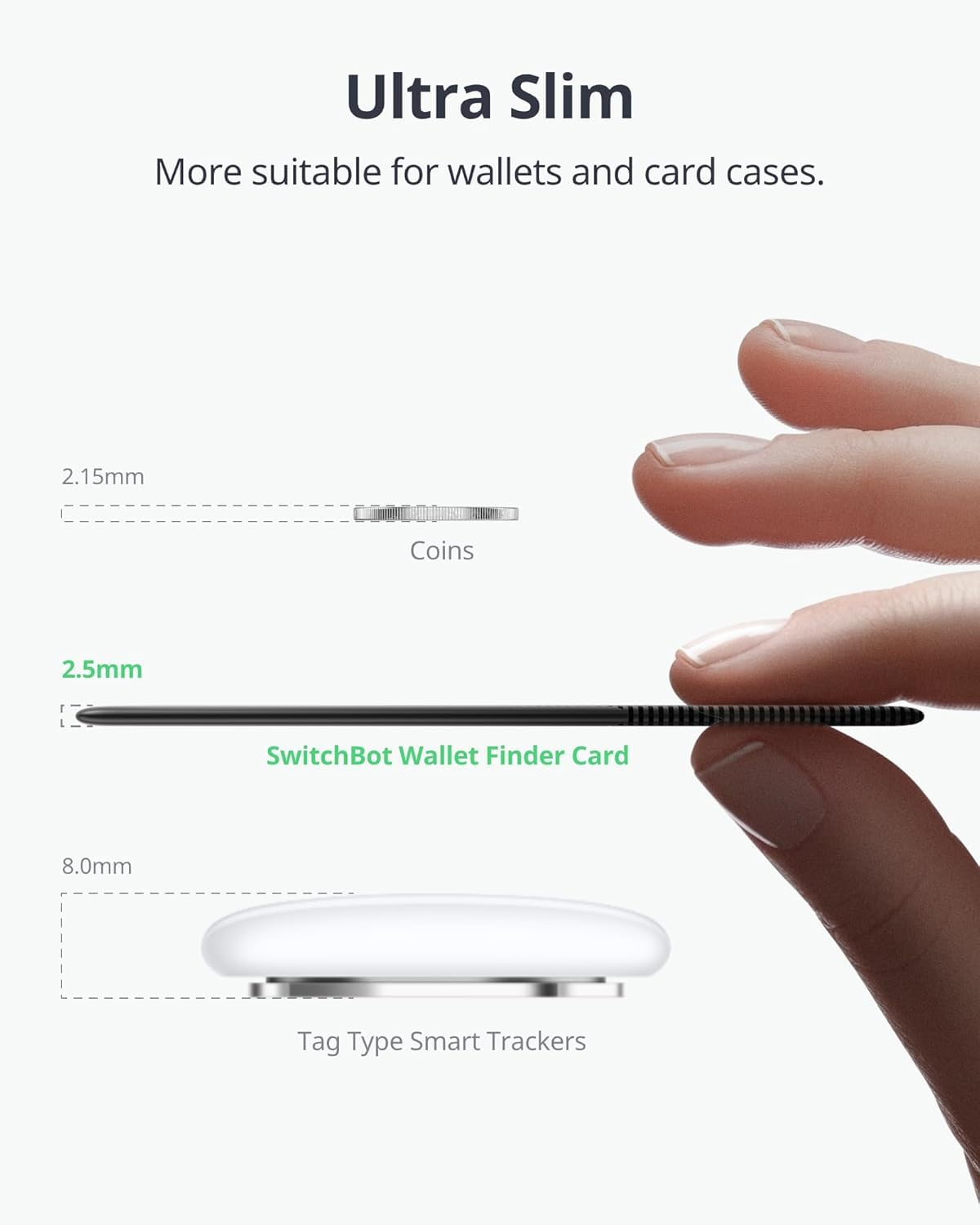 Switchbot Wallet Tracker Card, ?????????? ???????? ?????????? ???????? ???? (Ios Only, Not Support Android), Find My Wallet Card