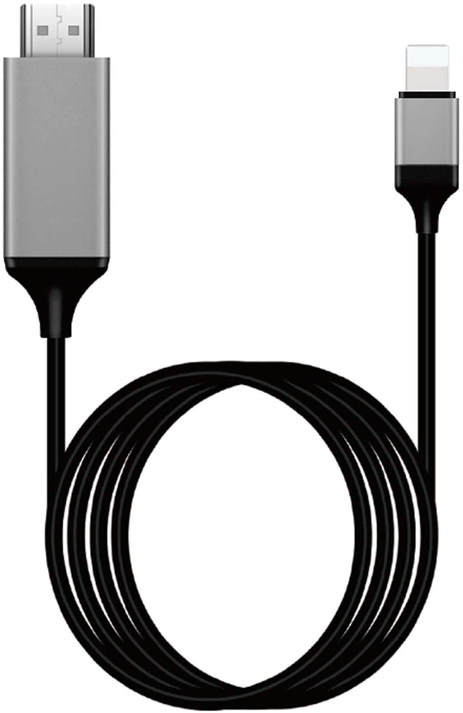 Apple Mfi Certified] Lightning To Hdmi Adapter For Phone To Tv,Compatible With Iphone,Ipad, Sync Screen Connector Directly Conne