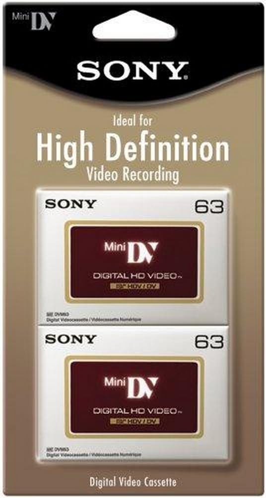 Sony Dvm63Hdr/2 High Definition Minidv Videocassette   2 Pack