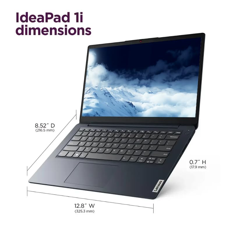 Lenovo Ideapad 14 Essential Business Laptop Computer, 4Gb Ram 640Gb Storage (512Gb Ssd+128Gb Emmc), Intel Dual Core Processor, W