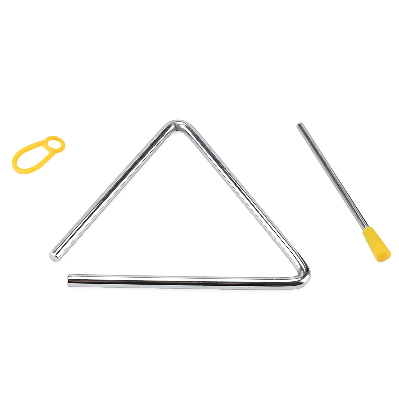 Soujap 12 Pack 6 Inch Triangle Instrument, Musical Steel Triangles With Striker, Hand Percussion Triangle Instrument For Music C