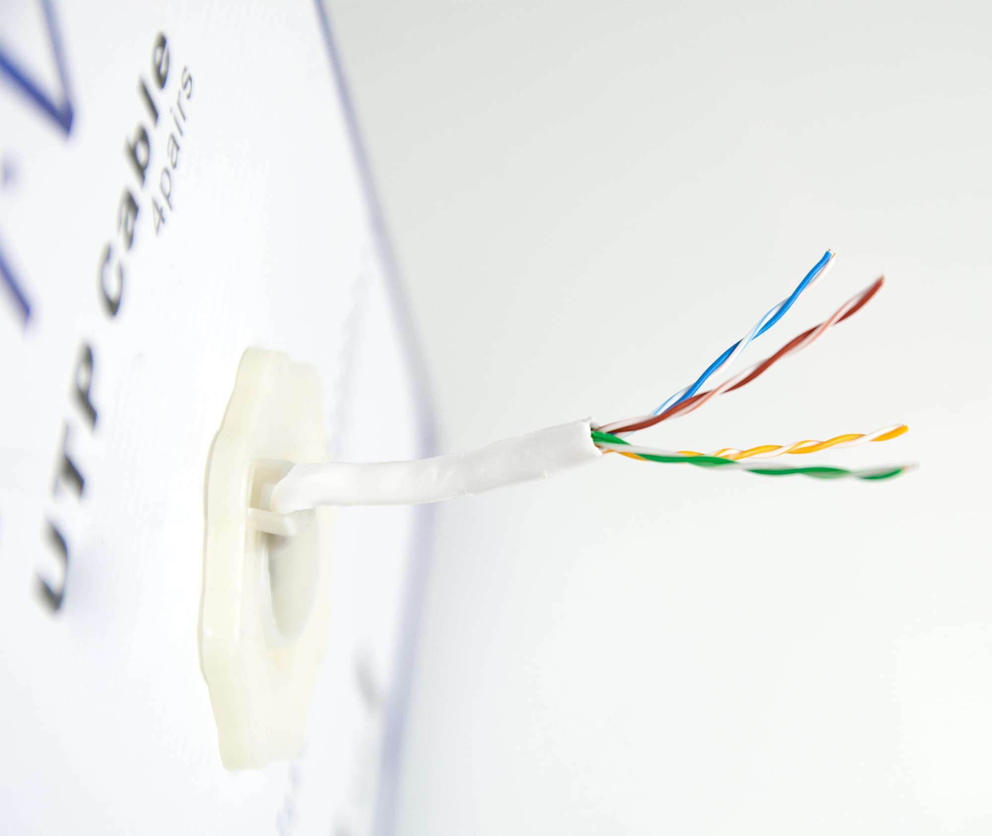 VIVO 500ft Bulk Cat6, Full Copper Ethernet Cable, 23 AWG, UTP Pull Box, Cat 6 Wire, Indoor, Network Installations, White, CABLE V017W