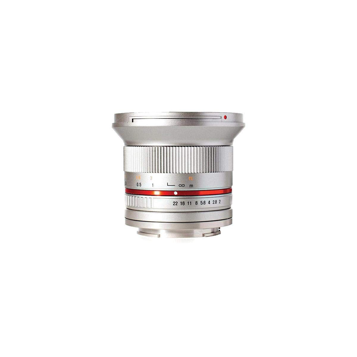 Rokinon 12Mm F2.0 Ultra Wide Angle Lens For Sony E, Silver