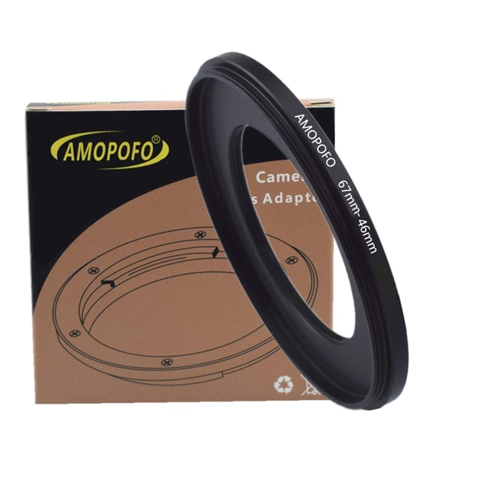 67 To 46Mm Metal Ring/67Mm To 46Mm Step Down Rings Filter Adapter For Uv,Nd,Cpl,Metal Step Down Rings,Compatible With All 67Mm Camera Lenses & 46Mm Accessories Product Description