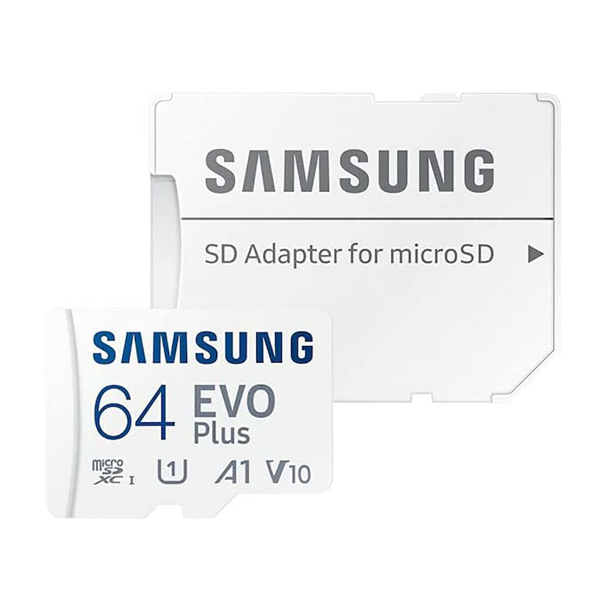 Samsung Evo Plus 64GB MicroSD XC Class 10 UHS-1 Mobile Memory Card for Samsung Galaxy J3 J1 Nxt Ace A9 A7 A5 A3 Tab A 7.0 E 8.0 