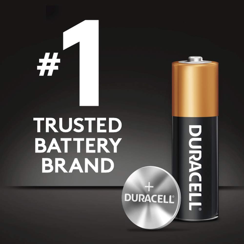 Duracell CopperTop 9V Alkaline Batteries, Long Lasting, All-Purpose, 12 Count Pack for Household & Business Use