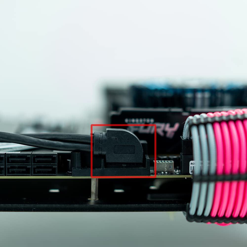 LINKUP USB 3.2 Gen 2 Internal Adapter, 20-Pin Header Male to Female, 10Gbps, Right Angle Type, Black, Model ADP-U3C20M