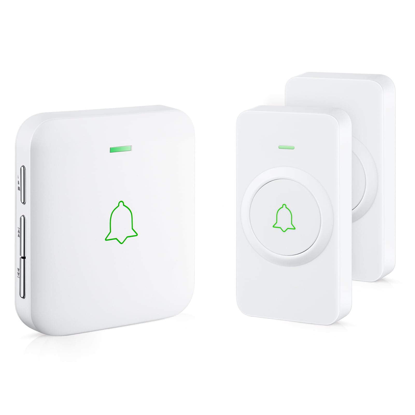Avantek Wireless Door Bell, Cw 21 Mini Waterproof Wireless Doorbell Operating At Over 1000 Feet, 2 Remote Buttons Can Have Diffe