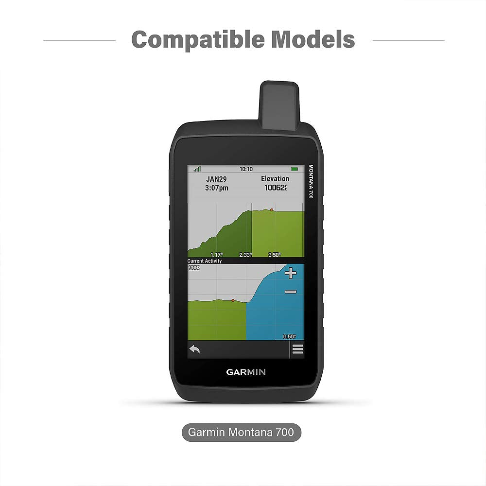 Tusita Case Compatible With Garmin Montana 700 (Not For Montana 750I 700I)   Silicone Protective Cover   Rugged Handheld Gps Nav