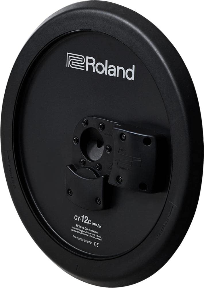 Roland Cy 12C Electric Drum Crash V Cymbal, 12 Inch, Black