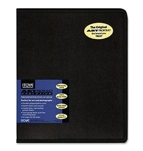 Itoya Ev 12 11 Art Profolio Evolution 11X14In. Art Size 24 Sheets For 48 Pictures (Black) (2 Pack)