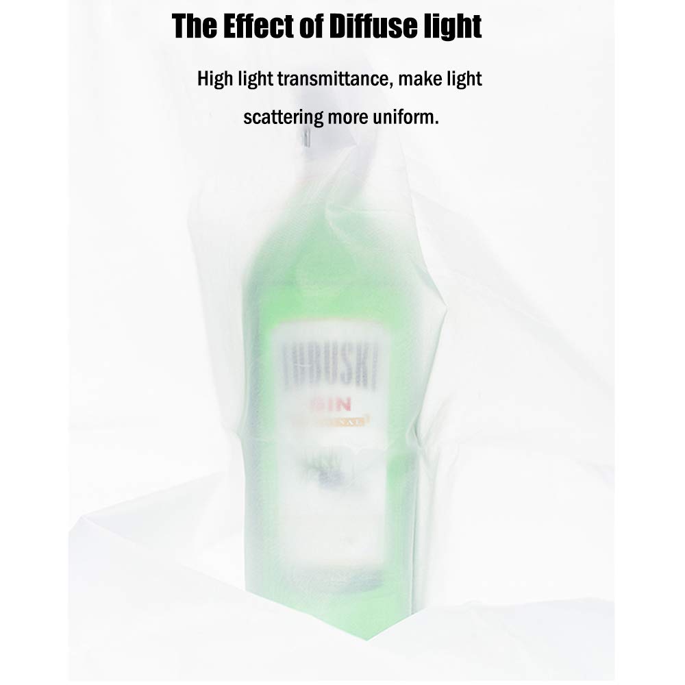 Photography Diffuser Fabric 78.7 X 59 Inches/ 2 X 1.5M Nylon Light Modifier Cloth For Lighting Softbox, Light Box Tents, Panel